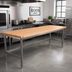 Thumbnail image #2 for John Boos 108 x 30 Inch Edge Grain Northern Hard Rock Maple Wood Work Table Top