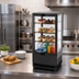 Thumbnail image #2 for Omcan 17-Inch Countertop Four-Sided Glass Refrigerated Display Case, 2-Door, 3.0 Cu. Ft.