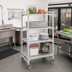 Thumbnail image #3 for Camshelving Premium 4-Tier Vented High-Density Mobile Starter Shelving Unit, 21 x 36 x 67-1/4 Inches, Speckled Gray