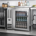 Thumbnail image #2 for Beverage-Air 36-Inch Food-Rated Stainless Steel Back Bar Cooler with Glass Door