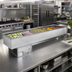 Thumbnail image #2 for Atlas Metal RML-3 Slim-Line 3-Pan Self-Contained Refrigerated Cold Food Drop-In Well