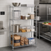 Thumbnail image #2 for Special Value Series Stationary 4-Shelf Wire Shelving Unit, 36 x 14 x 74 Inches, Chrome Finish