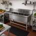 Thumbnail image #2 for John Boos Pro-Bowl 3-Compartment Sink with 18-Inch Left Drainboard