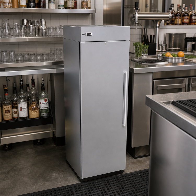 Product image #2 for Glastender C1TH24F 24-Inch Single-Section One-Zone Top-Serviced High-Profile Back Bar Cooler with Full-Height Door