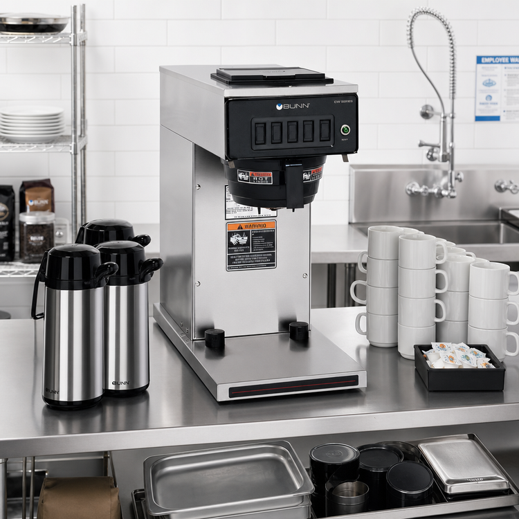 Product image #2 for BUNN CW15-TC Thermal Carafe Pourover Coffee Brewer, Manual Fill, 3.9 Gallons Per Hour