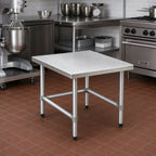 Thumbnail image #2 for Eagle Group TMS3636S Stationary Open-Base Stainless Steel Mixer Stand, 36 x 36 x 24 Inches, 600 Lb. Capacity
