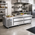 Thumbnail image #2 for Traulsen Spec-Line 84-Inch Stainless Steel 4-Drawer Refrigerated Equipment Stand