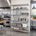 Thumbnail image #2 for Eagle Group 5-Tier Add-On Wire Shelving Unit with QuadTruss®, 60 x 24 x 86 Inches, Chrome-Plated Finish