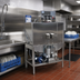Thumbnail image #2 for American Dish Service 5AG-ES Double Rack Low-Temp Chemical Sanitizing Door-Type Dishmachine