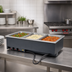 Thumbnail image #2 for Vollrath Three-Well Electric Drop-In Hot Food Well, 208V, Wet Operation