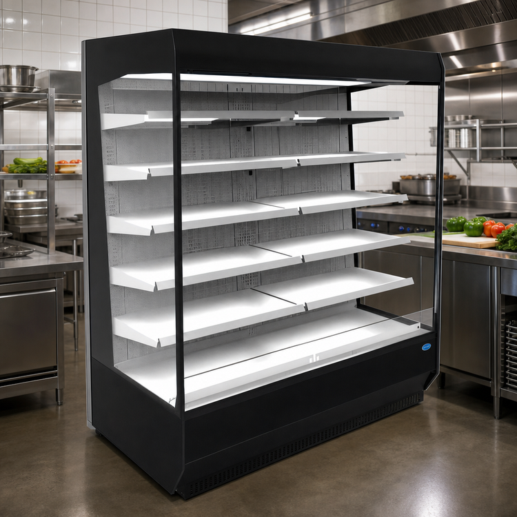 Product image #2 for Federal Industries Multi_Deck 73.8-Inch Remote Multi-Deck Open Merchandiser with 5 Adjustable Shelves