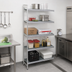 Thumbnail image #2 for Fermostock 5-Tier Corner Expansion Polymer Shelving Unit, 31