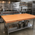 Thumbnail image #2 for Boos Block American Cherry Full-Length Edge Grain Kitchen Countertop, 84 x 42 x 2-1/4 Inch, Varnique Finish