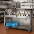 Thumbnail image #3 for Advance Tabco 74 3/8 Inch Heavy Duty Portable Bar with Stainless Steel Workboard, Ice Bin and Bottle Troughs