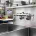Thumbnail image #2 for T&S Brass Adjustable Wall-Mount Sink Mixing Faucet, Less Nozzle, Eterna Cartridges