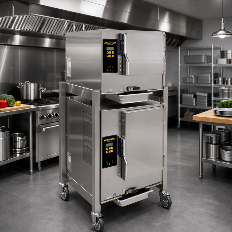 Product image #2 for AccuTemp Evolution Connectionless Boilerless Double-Compartment Convection Steamer with Stand
