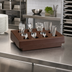Thumbnail image #3 for Cambro 12-Compartment Cutlery Rack Only, Dark Brown Polyethylene Flatware Organizer