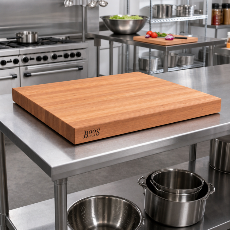 Product image #2 for Boos Block American Cherry Edge Grain Kitchen Countertop, 36 x 36 x 3 Inch, Penetrating Oil Finish