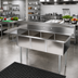 Thumbnail image #2 for John Boos E-Series Floor Model 3-Compartment Stainless Steel Sink with Left Drainboard, 80-1/2 Inch Wide