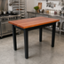Thumbnail image #3 for John Boos Rouge et Noir Le Classique 48-Inch Island Work Table with American Cherry Edge Grain Top