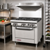 Thumbnail image #2 for Southbend S-Series 36-Inch Gas Restaurant Range with 6 Open Burners and Convection Oven
