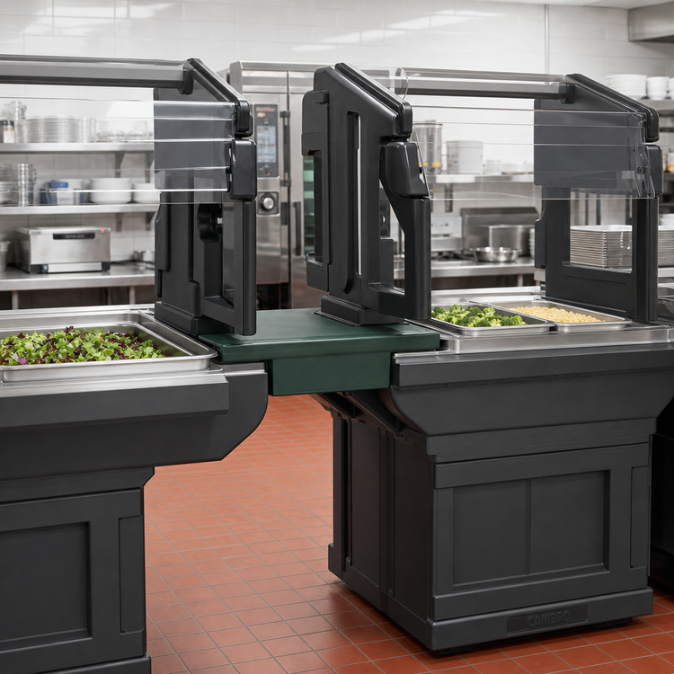 Product image #3 for Cambro Versa Food Bar Straight Connector, Kentucky Green