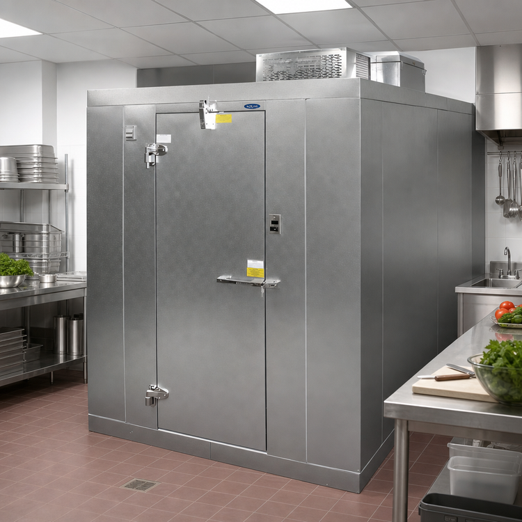 Product image #2 for Norlake Kold Locker Indoor Floorless Walk-In Cooler, 10' x 10' x 7'4" H, R290 Capsule Pak, 115V