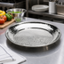 Thumbnail image #2 for American Metalcraft Round Hammered Stainless Steel Serving Bowl, 78 oz.
