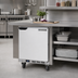 Thumbnail image #3 for Beverage-Air 24-Inch One-Section Undercounter Freezer, 4.9 Cu. Ft., Solid Door, Rear-Mounted Self-Contained Refrigeration