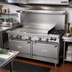 Thumbnail image #2 for Garland G Starfire Pro Series 60-Inch Gas Restaurant Range with 2 Open Burners, 48-Inch Griddle, and 2 Standard Ovens
