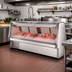 Thumbnail image #2 for Howard-McCray 34E Series Double Duty Self-Contained Fish/Poultry Service Case, 52-1/2-Inch Wide, Straight Glass, Stainless Steel, LED