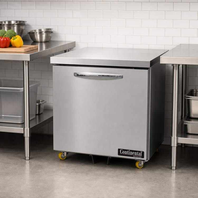 Product image #2 for Continental Refrigerator DF32N-U Designer Line 32" Undercounter Freezer with Solid Door