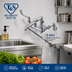 Thumbnail image #2 for T&S Brass B-0652 Wall-Mount Service Sink Faucet with Pail Hook and Wrist Handles