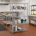 Thumbnail image #2 for Add-A-Shelf 4-Tier Stationary Wire Shelving Starter Unit, 48 x 21 x 74 Inches, Chrome Finish