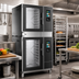 Thumbnail image #2 for Blodgett INVOQ Double Stacked Electric Boiler Combi Oven Steamer