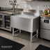 Thumbnail image #3 for Klinger's Trading 36 Inch Stainless Steel Underbar Ice Chest with 8-Circuit Cold Plate
