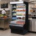 Thumbnail image #2 for Turbo Air Extra Deep Vertical Open Display Merchandiser, 36-Inch, 17.1 Cu. Ft., Black