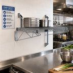 Thumbnail image #2 for Quantum WC14-CB2424P 24 x 24 Inch Single-Shelf Wall-Mounted Cantilever Shelf Kit, Green Epoxy Finish