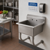 Thumbnail image #2 for Advance Tabco Wall-Mounted Stainless Steel Service Sink with 24