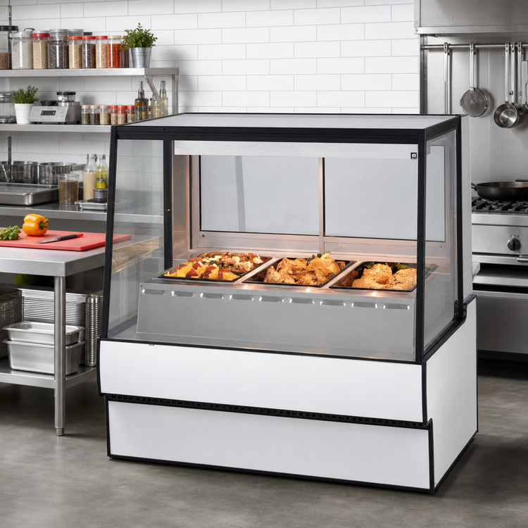 Product image #2 for Federal Industries High Volume Series 59-1/8-Inch 3-Well Heated Deli Display Case