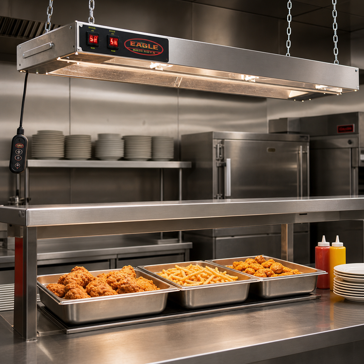 Product image #2 for Eagle RedHots 96-Inch Single Lighted Strip Heat Lamp with Remote, 208V