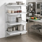 Thumbnail image #2 for Channel Manufacturing BC2454 Freestanding T-Bar Cantilever Shelf, Aluminum, 51.375"W x 24"D, 900 lb. Capacity