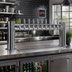 Thumbnail image #2 for Micro Matic Metropolis H-Style 12-Faucet Air-Cooled Countertop Draft Tower