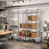 Thumbnail image #2 for Master Trak Overhead Track Mobile Unit Kit for 30-Inch Deep Shelves, 86-Inch Posts, 900 lb Capacity