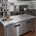 Thumbnail image #2 for John Boos 48 Inch x 27 Inch Stainless Steel Countertop, No Backsplash, 1-1/2 Inch Thick