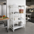 Thumbnail image #3 for Cambro Camshelving Premium 4-Shelf Solid Stationary Starter Polymer Shelving Unit, 21 x 60 x 72 Inches, Speckled Gray