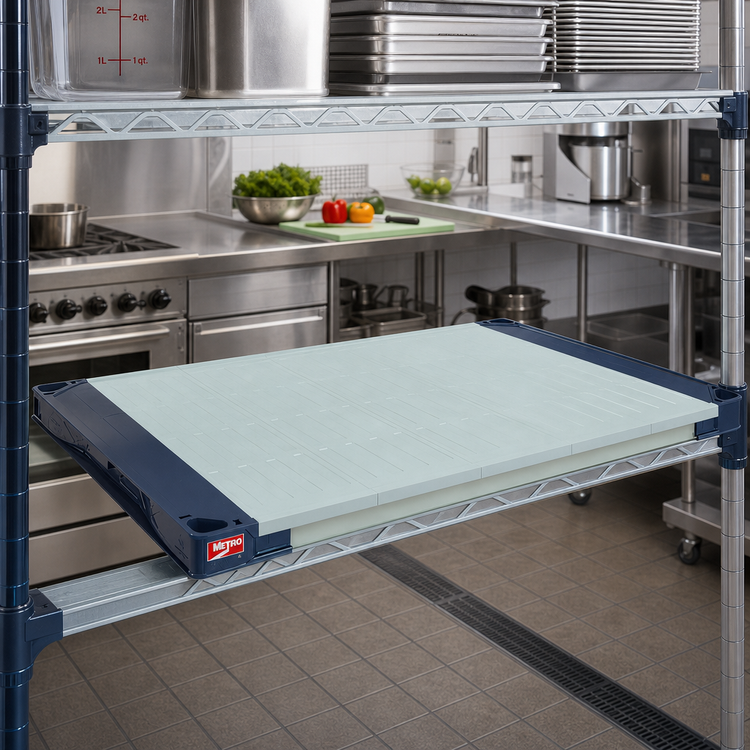 Product image #2 for MetroMax 4 54-Inch W x 24-Inch D Solid Polymer Shelf with Microban