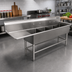 Thumbnail image #2 for John Boos Pro-Bowl 4-Compartment Stainless Steel Sink with 24