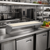 Thumbnail image #2 for 60-Inch x 7-Inch Stainless Steel Cutting Board Accessory with Sani-TUFF Rubber Insert