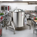 Thumbnail image #2 for Legion TLGB-80 80-Gallon Gas 2/3 Jacketed Tilting Kettle
